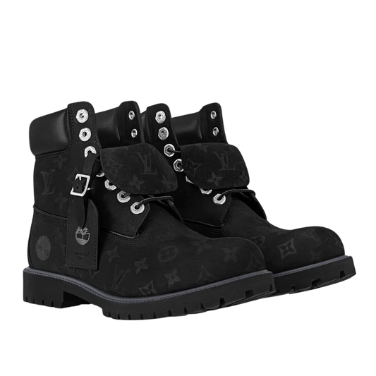 Louis Vuitton Timberland 6" Ankle Boot Black Monogram