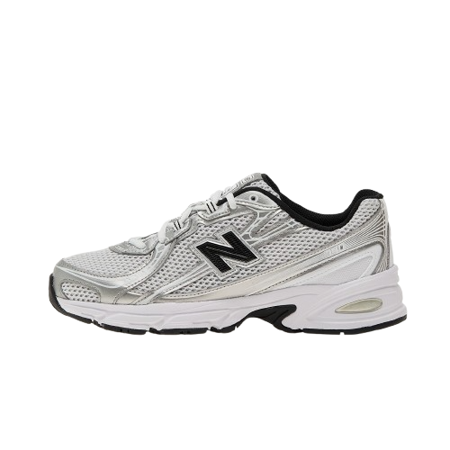 New Balance 740 White Silver Metallic Navy