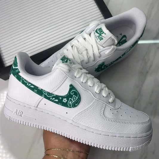Nike Air Force 1 Low '07 Essential White Green Paisley