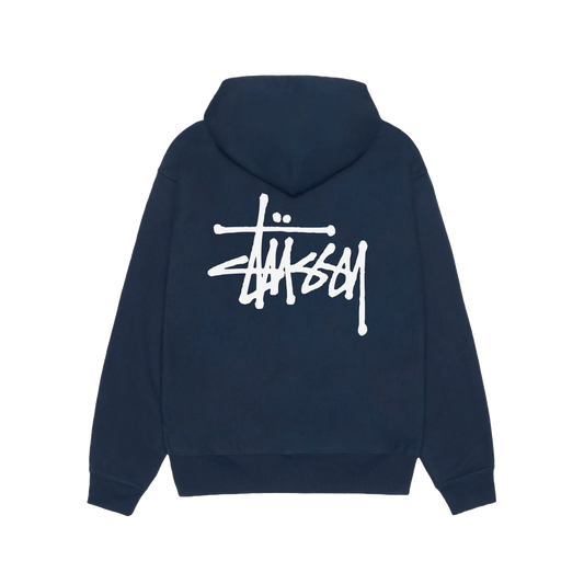 Stüssy Basic Hoodie Navy