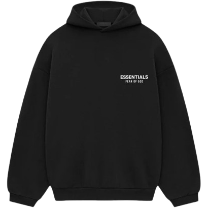Fear of God Essentials Hoodie Black