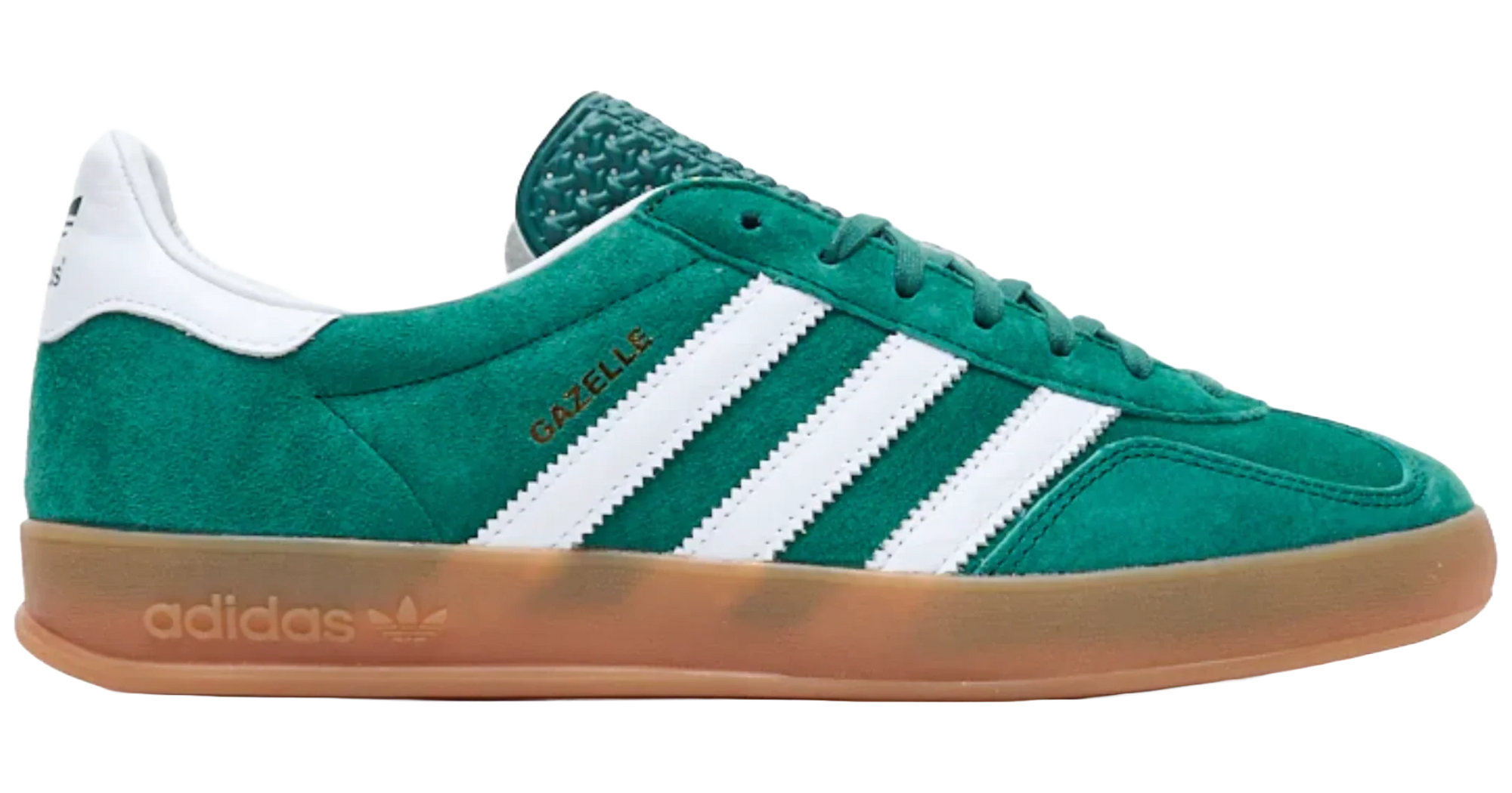 Adidas Gazelle Indoor Collegiate Green Clour White Gum