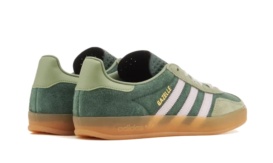 Adidas Gazelle Indoor Mineral Green Silver Dawn