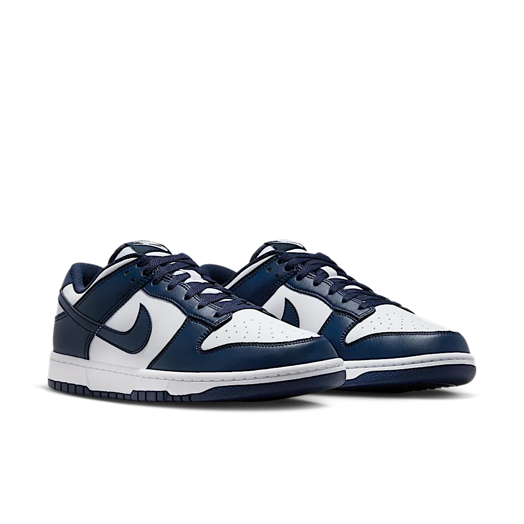 Nike Dunk Low White Midnight Navy