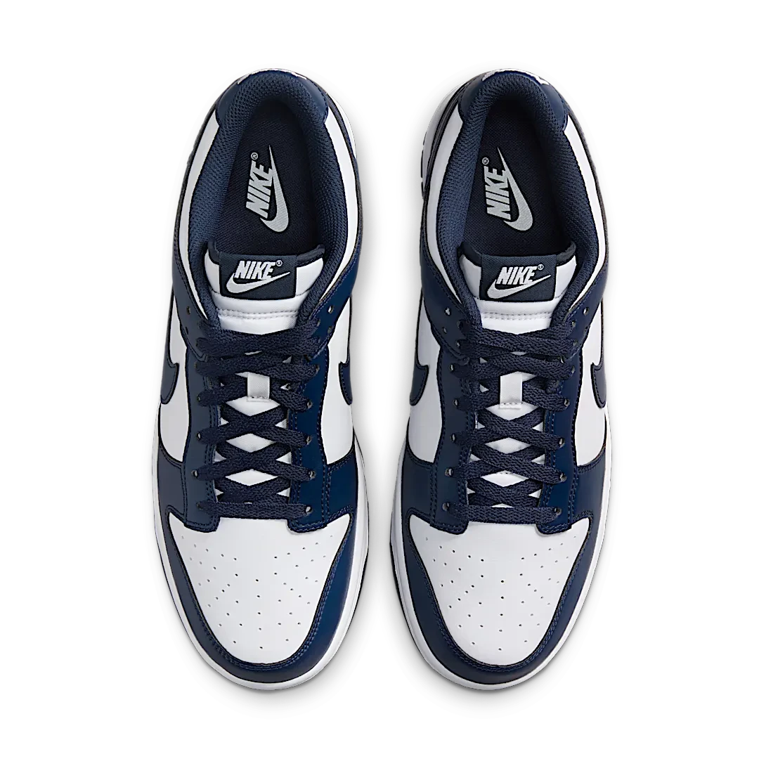 Nike Dunk Low White Midnight Navy