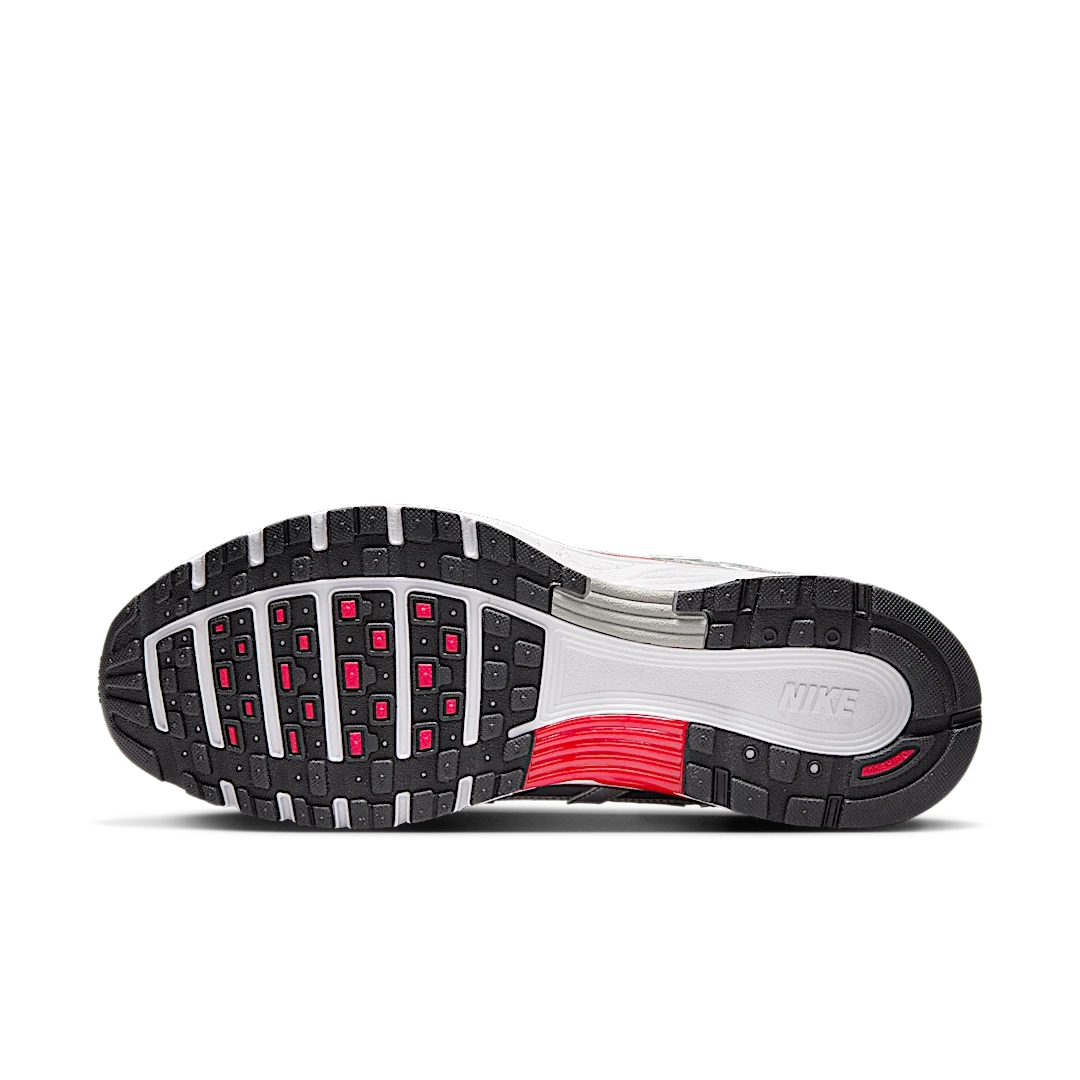 Nike P-6000 Metallic Silver Gym Red