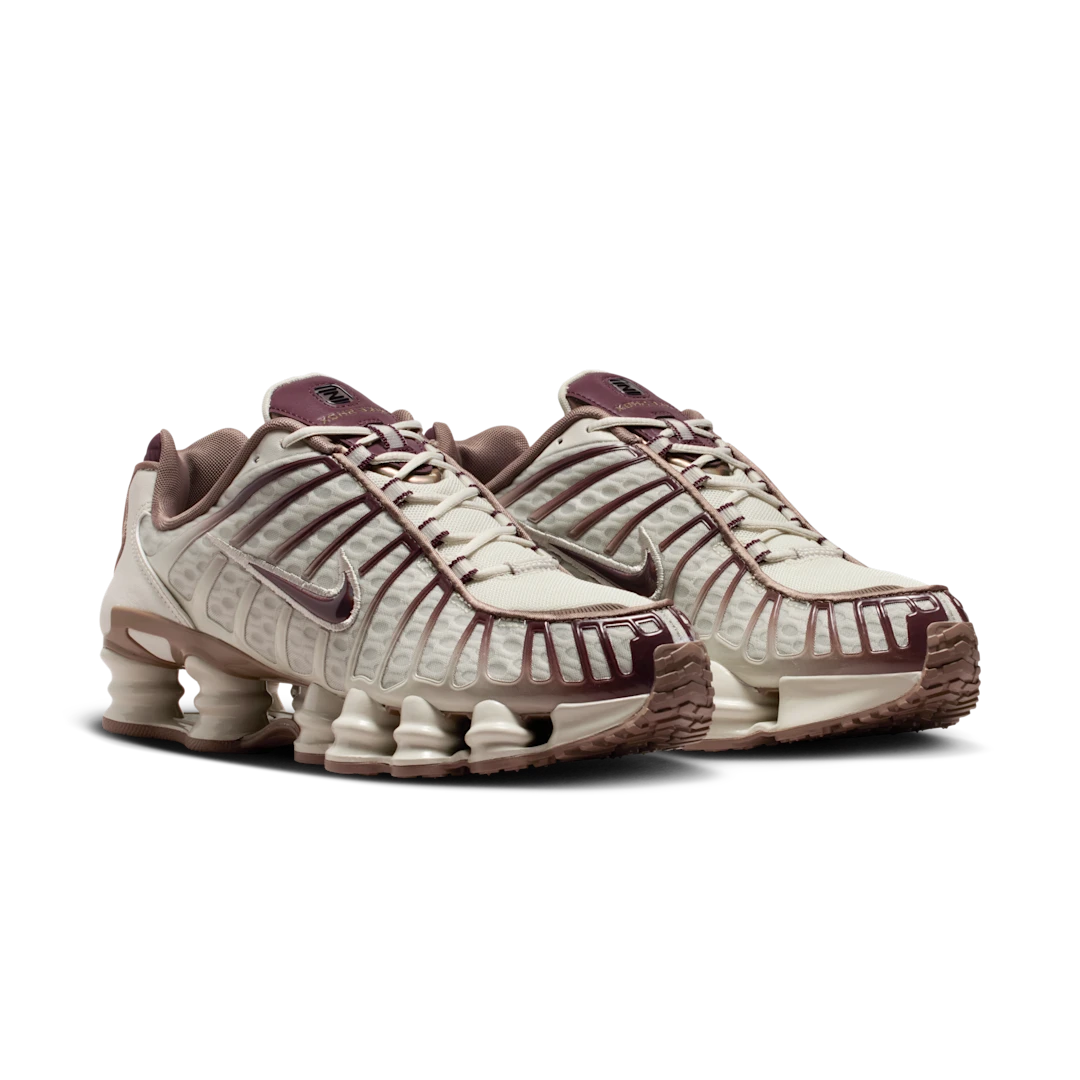 Nike Shox TL Light Bone Burgundy Crush