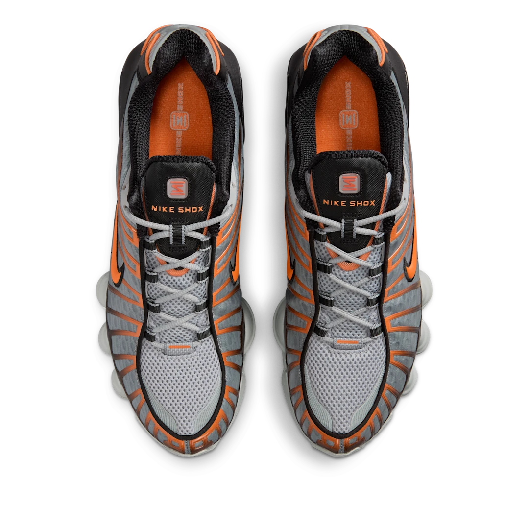 Nike Shox TL Light Smoke Grey Black Bright Mandarin