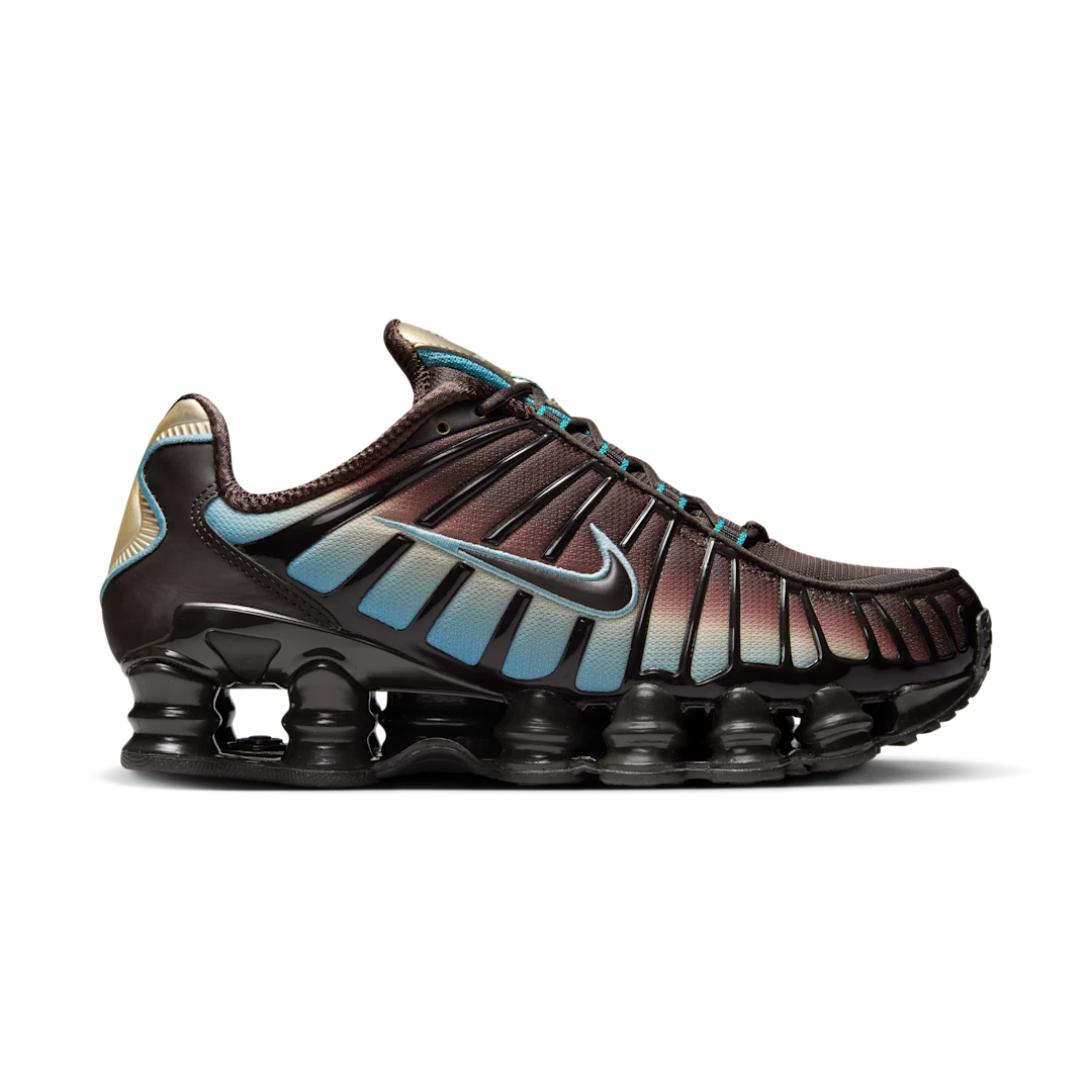 Nike Shox TL Velvet Brown Denim Turquoise