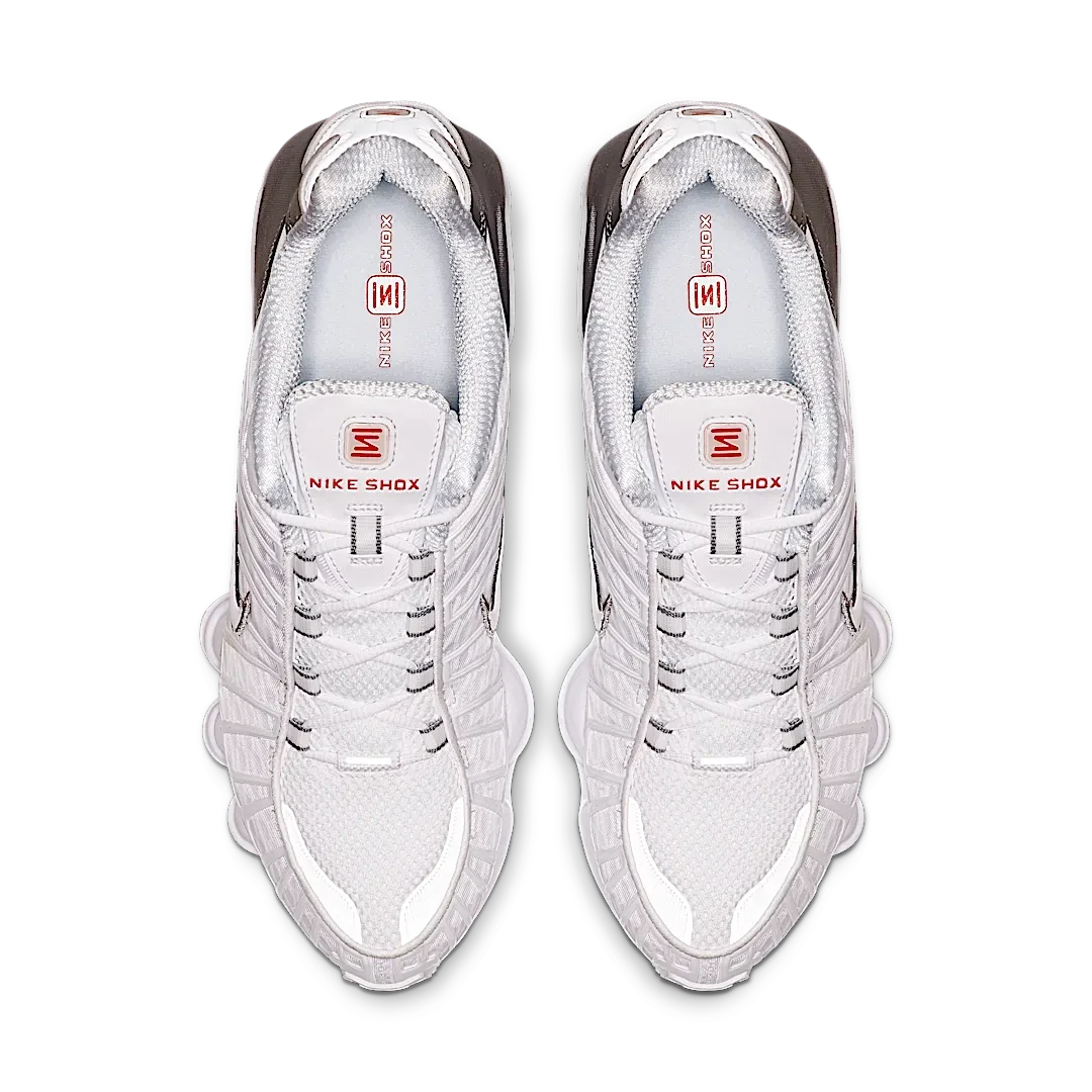 Nike Shox TL White Metallic Silver