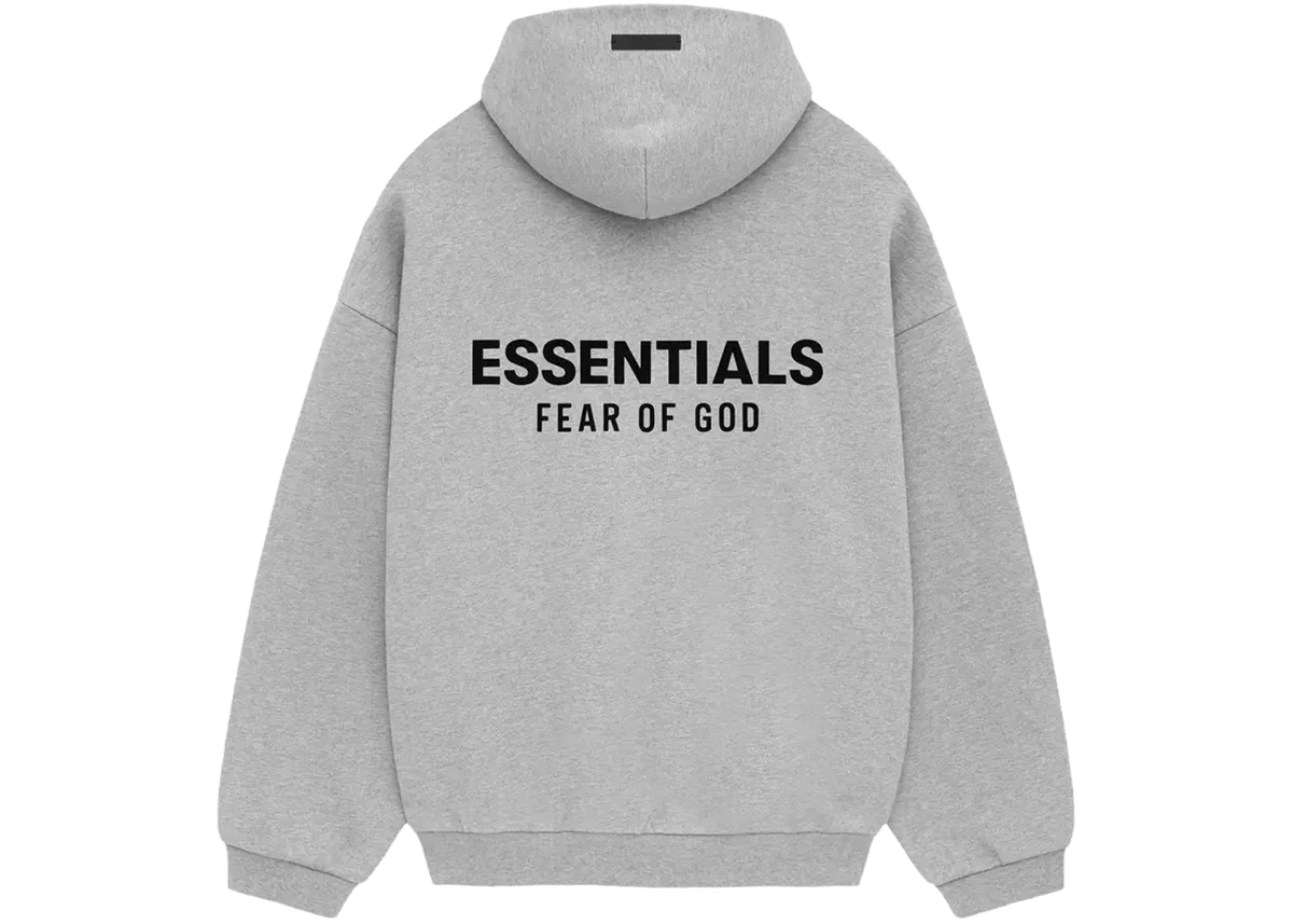 Fear of God Essentials Hoodie Light Heather Gray