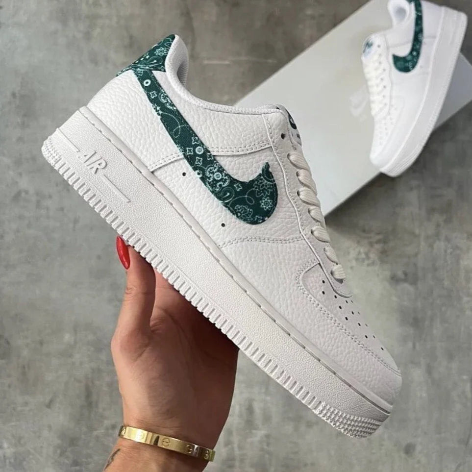 Nike Air Force 1 Low '07 Essential White Green Paisley
