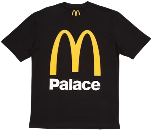 Palace x McDonald's Logo T-shirt Black