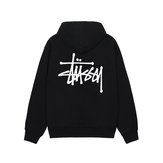 Stüssy Basic Zip Hoodie Black