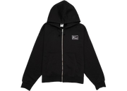 Stüssy x Nike Stone Washed Fleece Zip Hoodie Black
