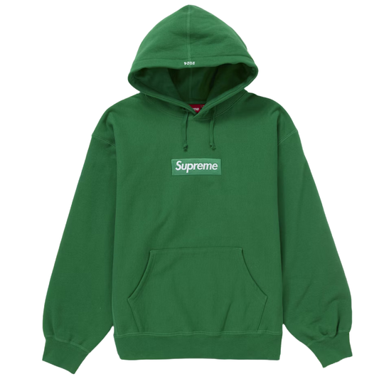 Supreme Box Logo Hooded Sweatshirt (FW24) Green