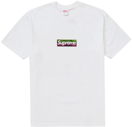 Supreme Los Angeles Fire Relief Box Logo Tee White
