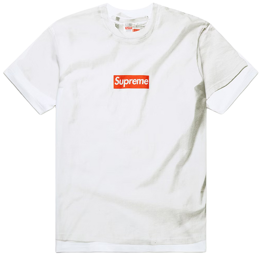 Supreme MM6 Maison Margiela Box Logo Tee White