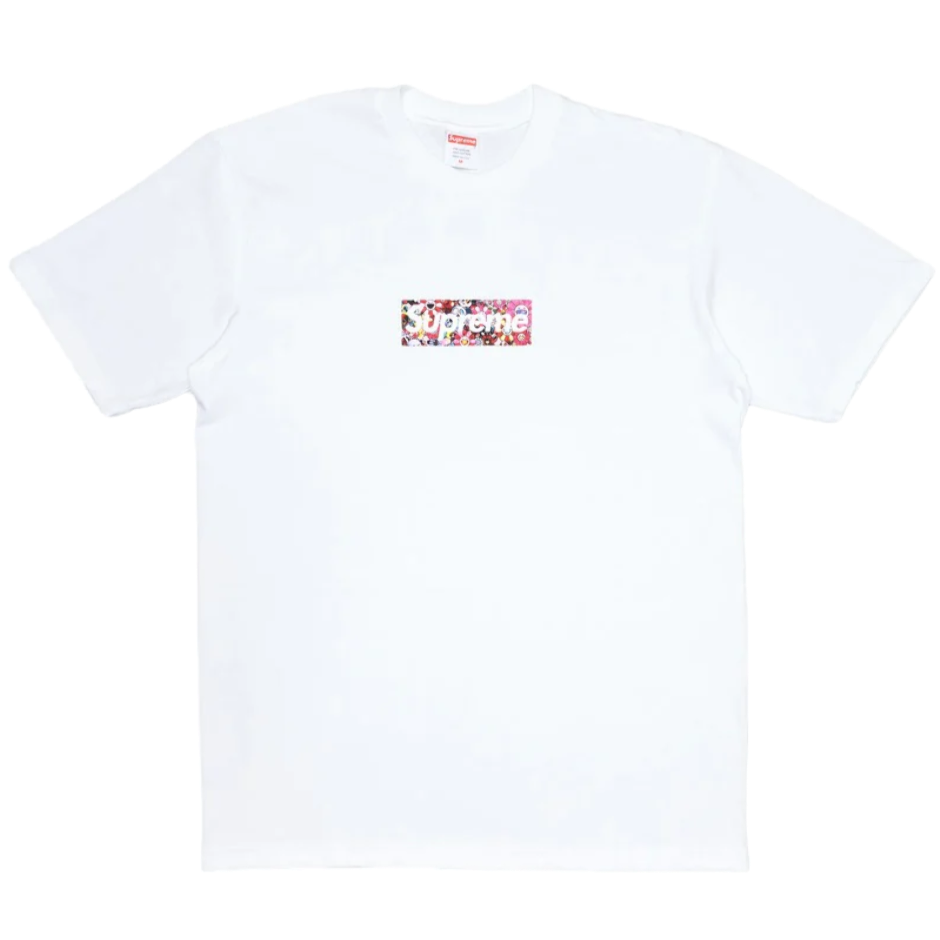 Supreme Takashi Murakami COVID-19 Relief Box Logo Tee White