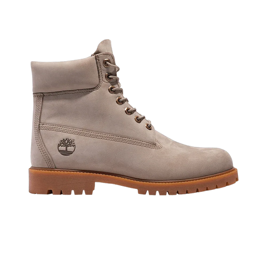 Timberland Heritage 6 Inch Lace Up Waterproof Light Taupe Nubuck