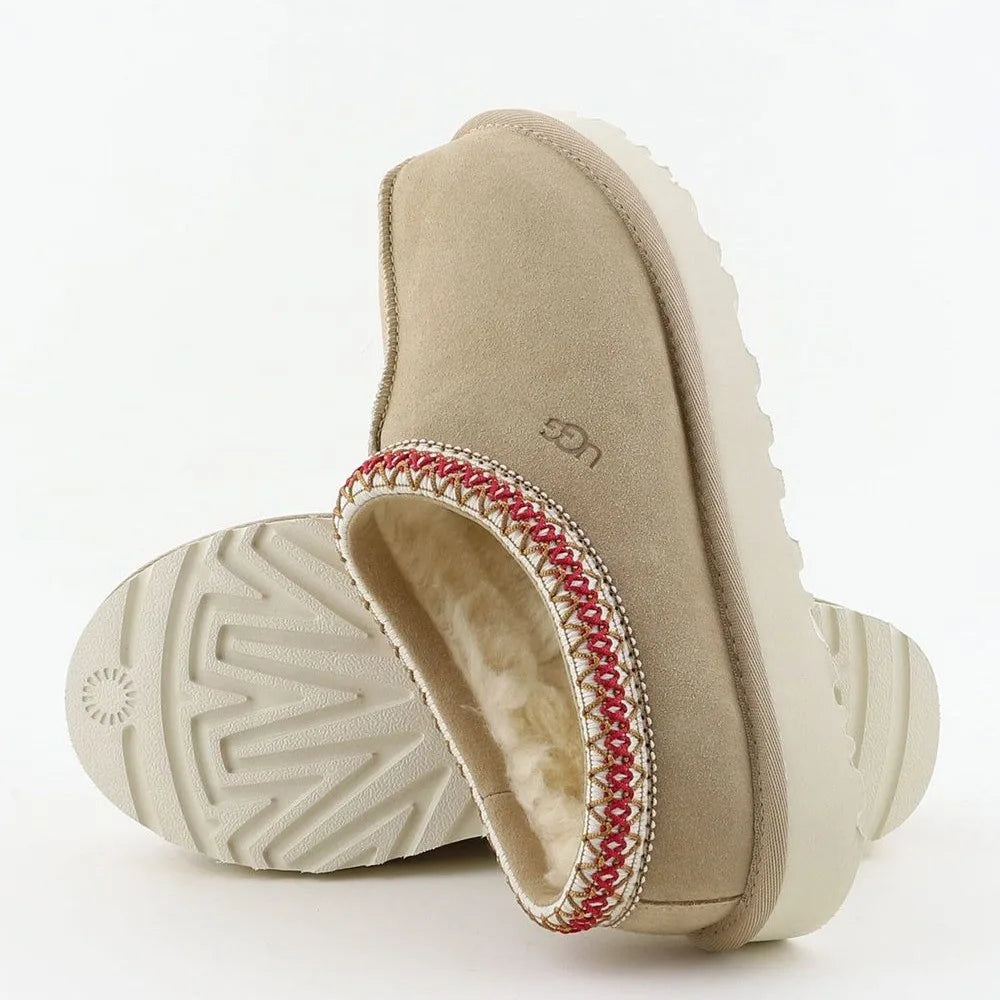 UGG Tasman Slipper Sand Dark Cherry