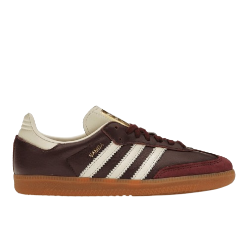 Adidas Samba OG Maroon Gold Metallic