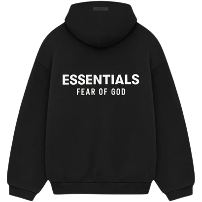 Fear of God Essentials Hoodie Black