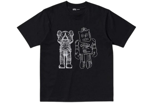 KAWS x Uniqlo Robot Graphic Black