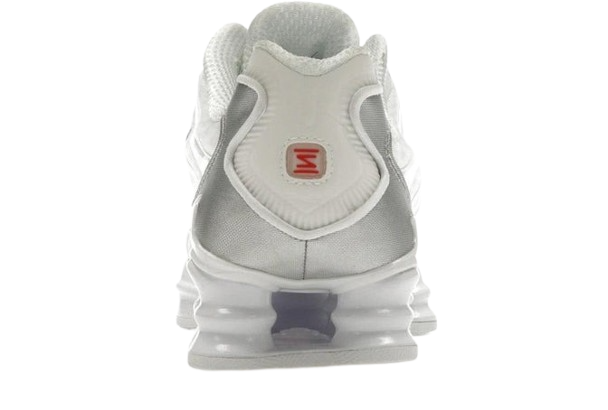 Nike Shox TL White Metallic Silver Max Orange