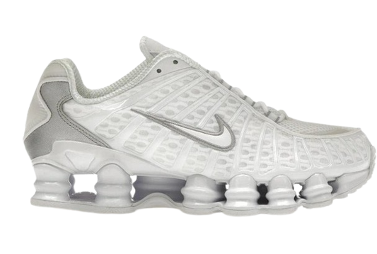 Nike Shox TL White Metallic Silver Max Orange