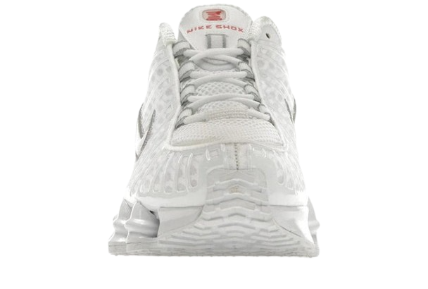 Nike Shox TL White Metallic Silver Max Orange