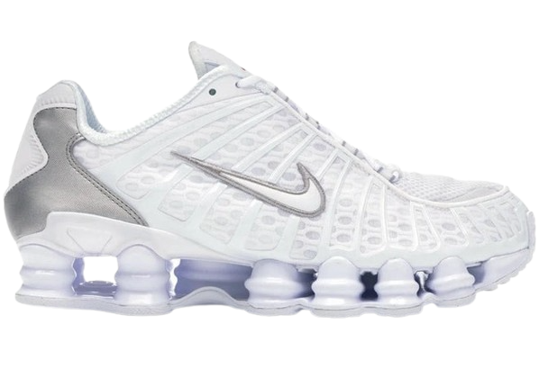Nike Shox TL White Metallic Silver