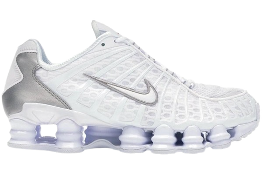 Nike Shox TL White Metallic Silver
