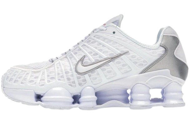Nike Shox TL White Metallic Silver