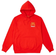 Palace x McDonald's Logo Hood Red