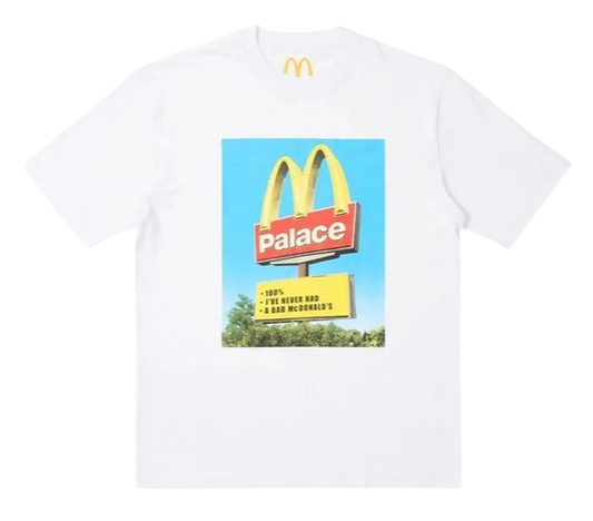 Palace x McDonald's Sign T-shirt White